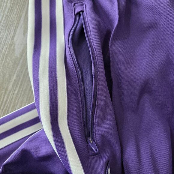 Adidas Real Madrid Terrace Icons Men's Track Pants Medium M Purple White JF2579 - Picture 13 of 16